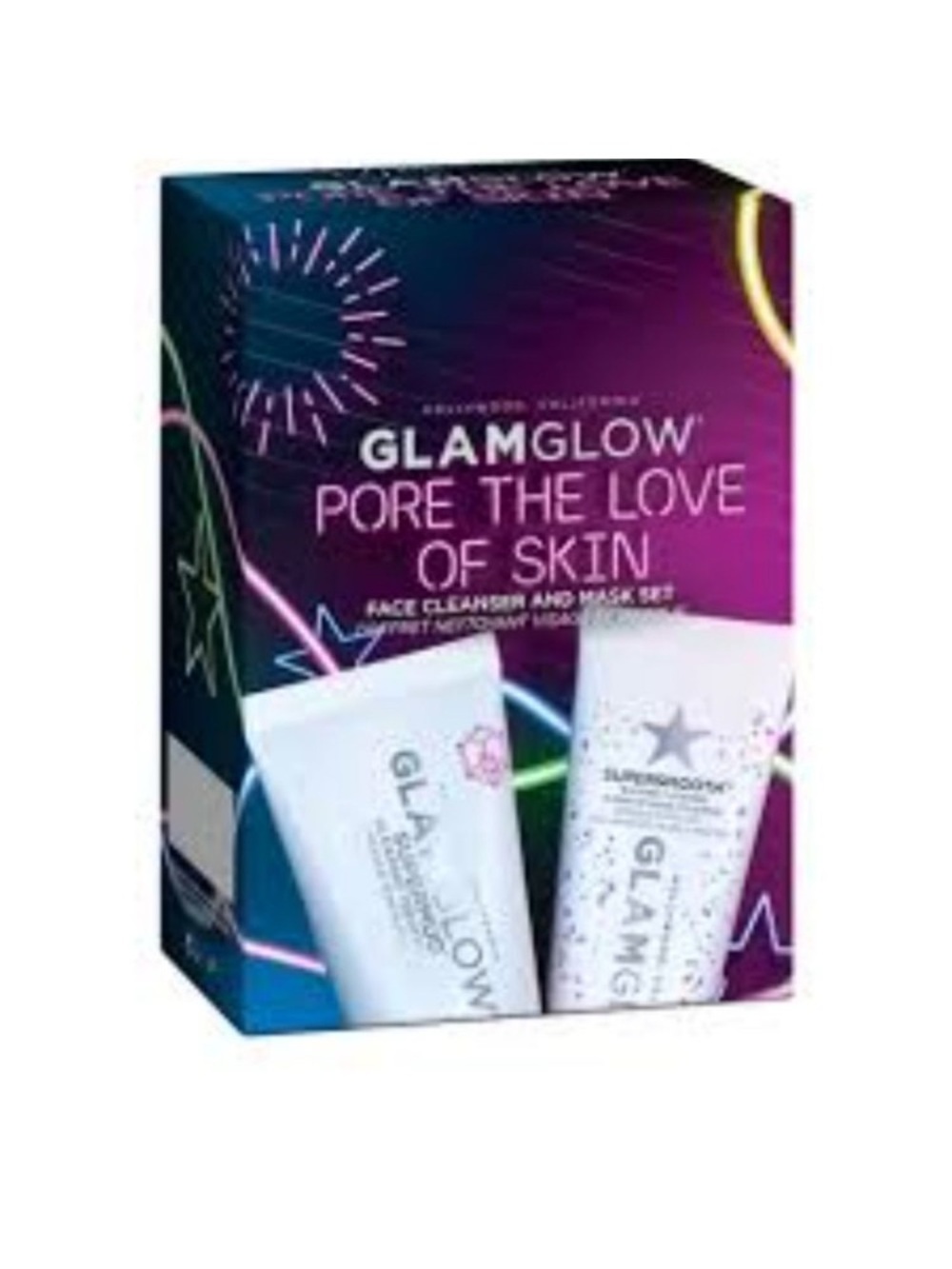 GLAMGLOW Pore The Love Of Skin Gift Set face cleanser & Face Mask Set! NEW!